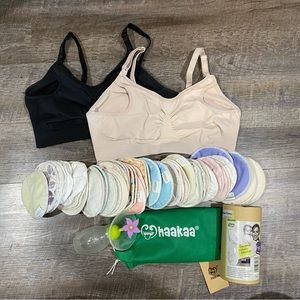 Maternity bras, nursing pads and Haakaa